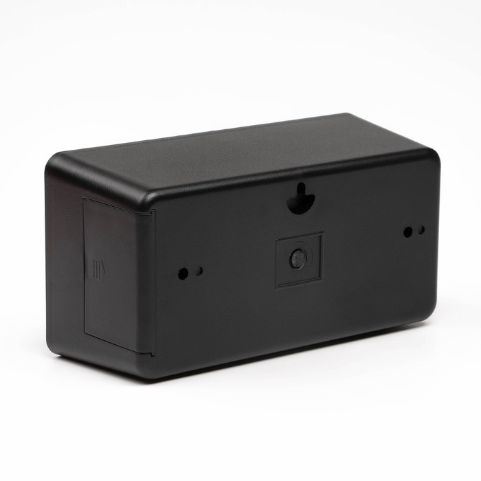 Часы «Розетка», время, бат 1AАА, чёрно-белый, 7х17.5х9 см