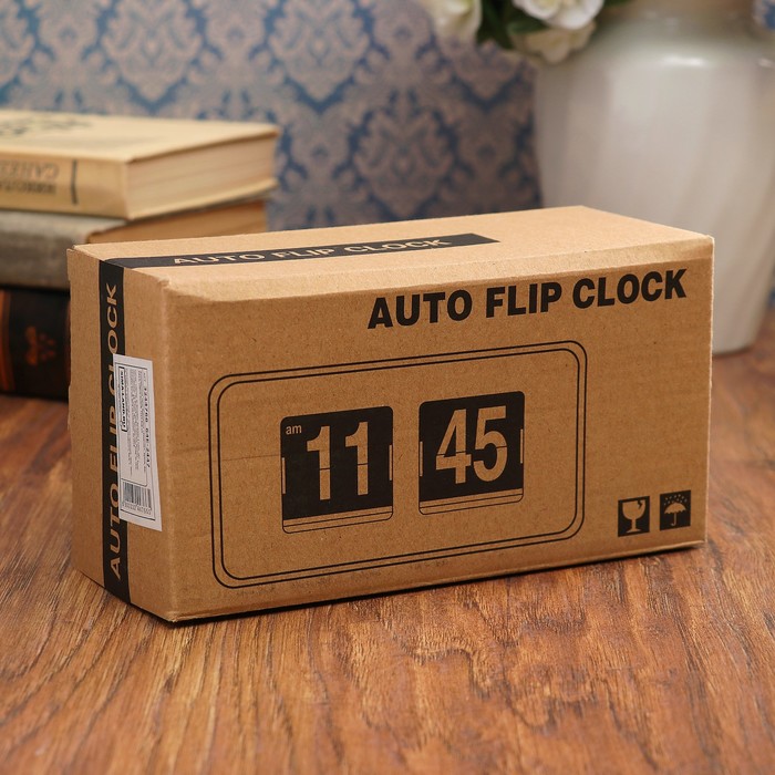 Часы «Розетка», время, бат 1AАА, чёрно-белый, 7х17.5х9 см