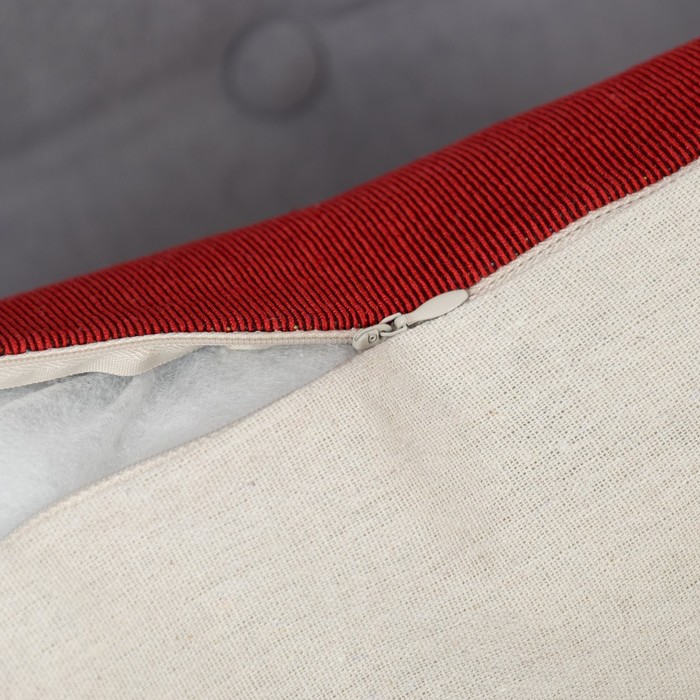 Наволочка декоративная НГ "Новогоднее настроение" 43*43 см, хлопок, п/э, гобелен