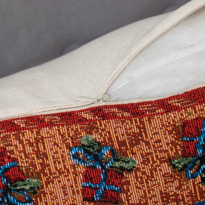 Наволочка декоративная НГ "Веселье" 43*43 см, хлопок, п/э, гобелен