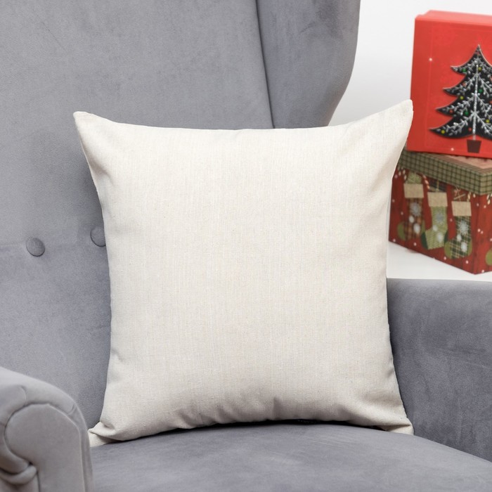 Наволочка декоративная НГ "Счастье" 43*43 см, хлопок, п/э, гобелен