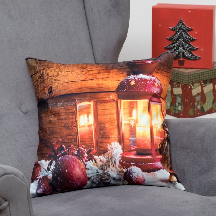 Наволочка декоративная Collorista "Домашний уют" 43 х 43 см, п/э