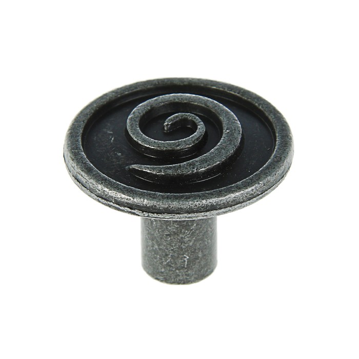 Ручка кнопка РК012ZP, цвет цинк