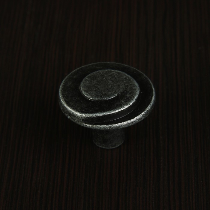 Ручка кнопка РК013ZP, цвет цинк