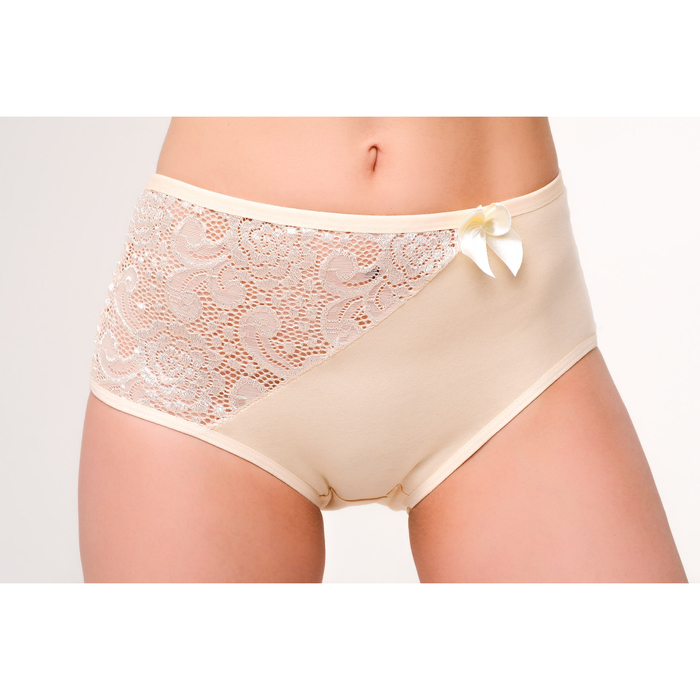 Трусы женские слипы si00327 цвет сливочный, р-р 50 (XL)