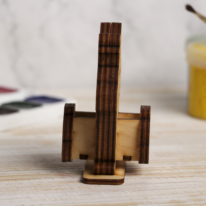 Держатель для зубочисток для декора "Зимний домик" 9х7х5,5 см