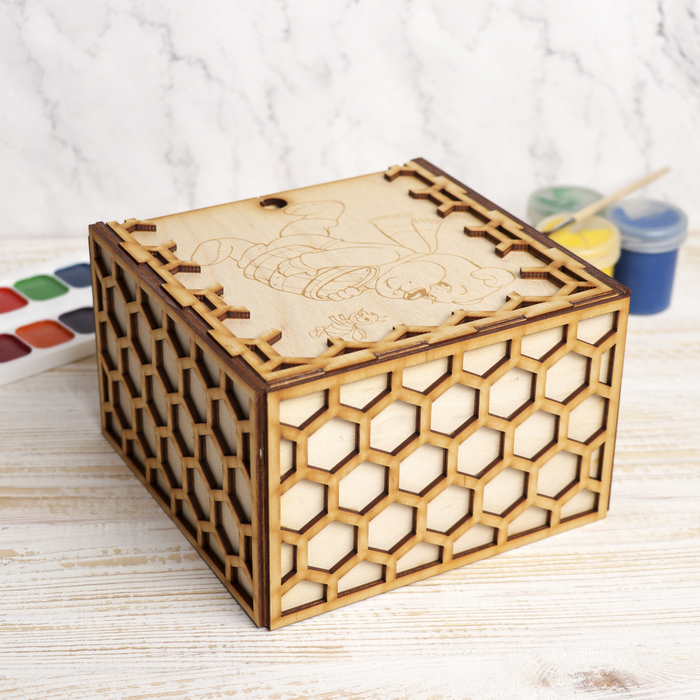 Медовый домик для декора "Медовые соты" 16,5х10х16,5 см