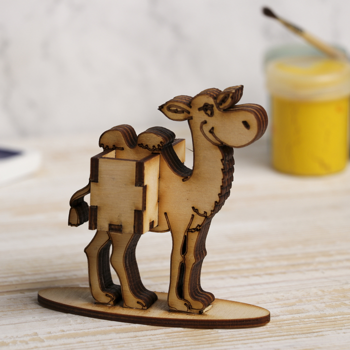 Держатель для зубочисток для декора "Верблюд" 9,5х9х5 см