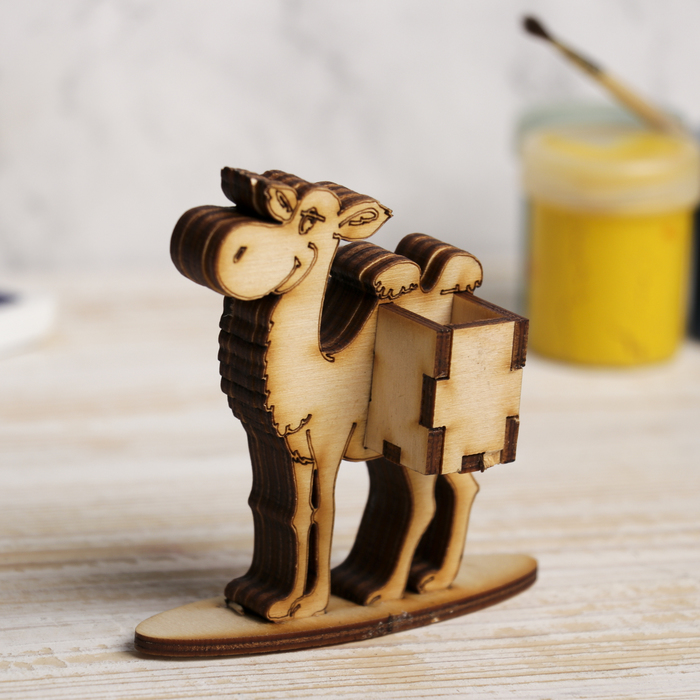 Держатель для зубочисток для декора "Верблюд" 9,5х9х5 см