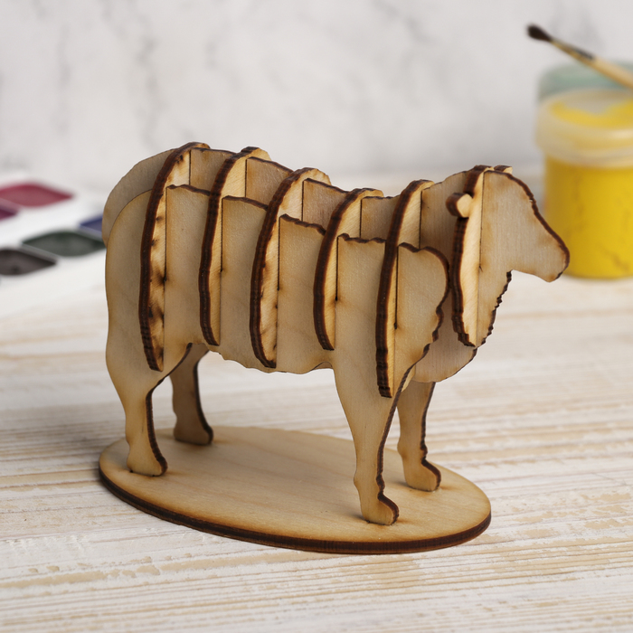 Фигурка для декора "Овечка" из фанеры