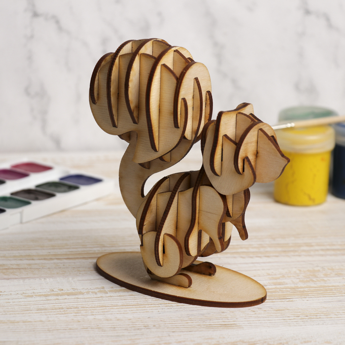 Фигурка для декора "Белка" из фанеры