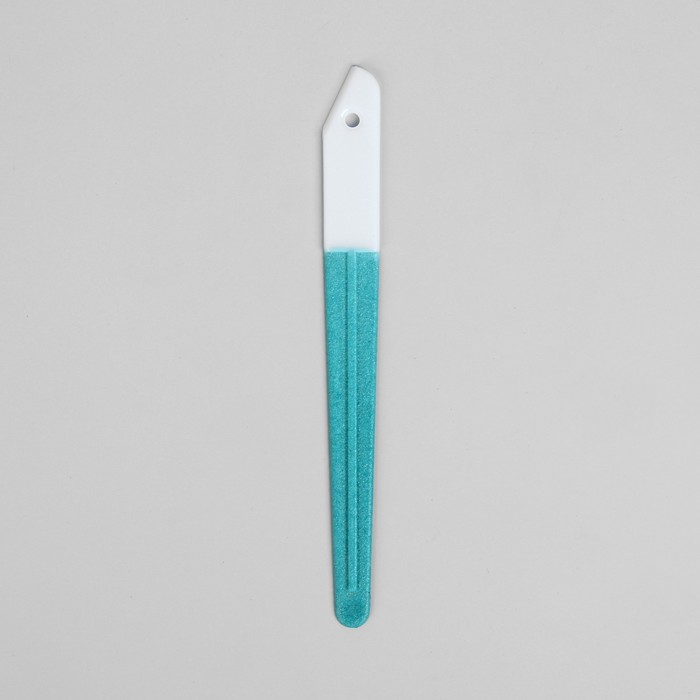 Пилка-наждак, абразивность 180/180, 15см, конус, цвет МИКС