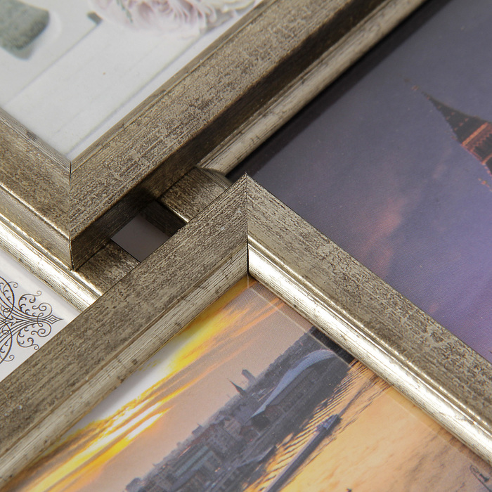 Фоторамка 47х47 см на 9 фото 10х15 см венге