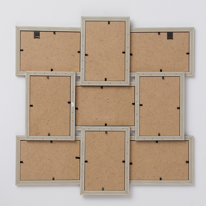 Фоторамка 47х47 см на 9 фото 10х15 см венге