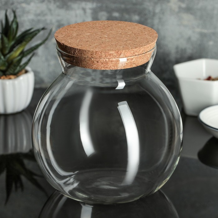 Банка для сыпучих продуктов 1,2 л "Бабл"