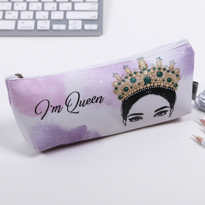 Пенал "I'm Queen" 19*8см