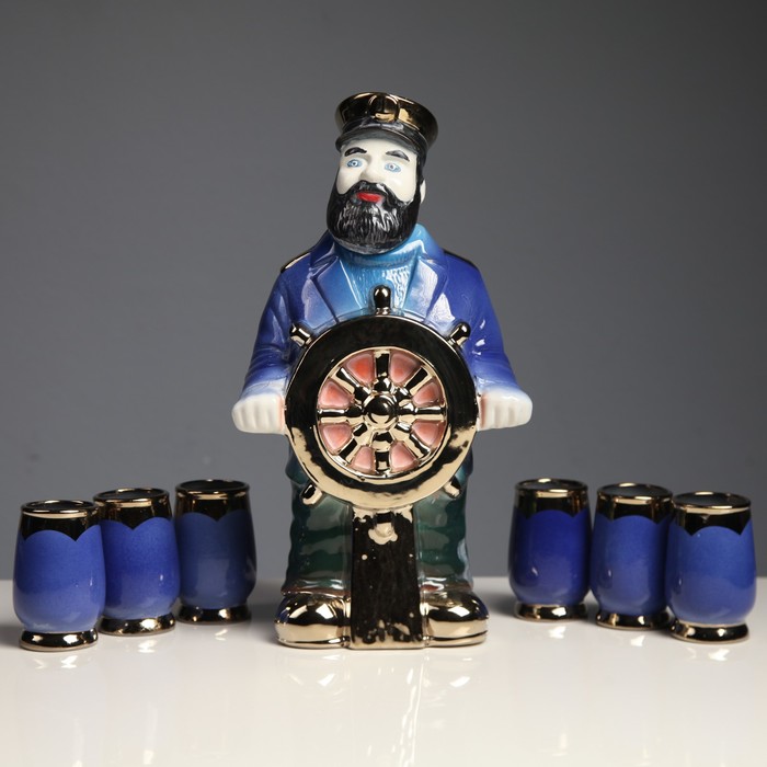 Набор винный "Капитан " 7 предметов МИКС