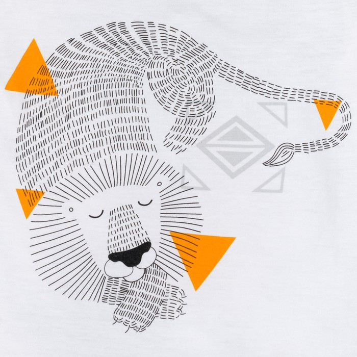 Комбинезон детский Крошка Я "Сафари", рост 68-74см (6-9мес)