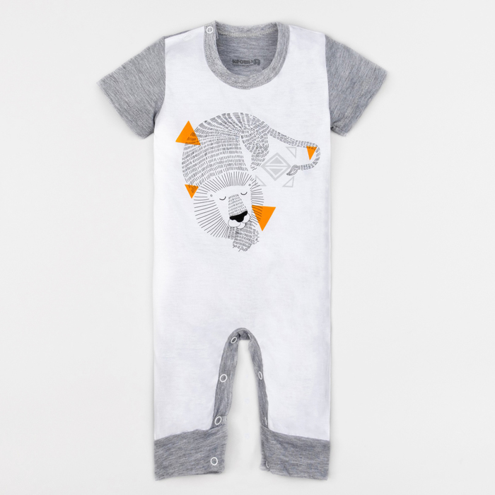 Комбинезон детский Крошка Я "Сафари", рост 74-80см (9-12мес)
