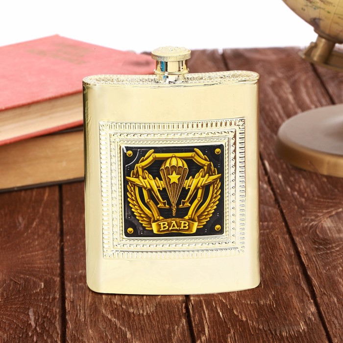 Набор "ВДВ", фляжка 240 мл, нож-кредитка 10 в 1, жетон