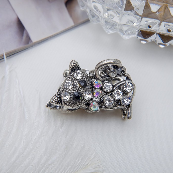 Краб для волос "Мокси" 3 см киска