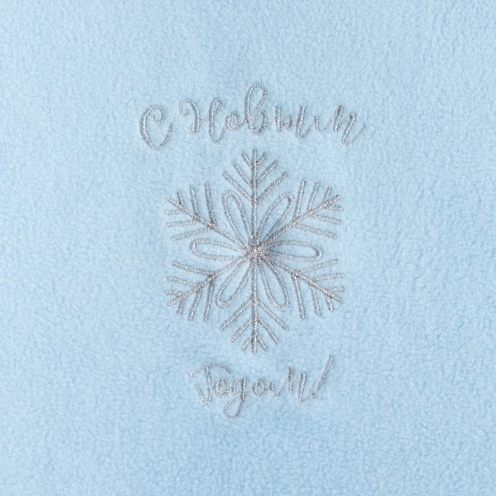 Плед "Этель" С Новым годом, 110х80 см, 100% п/э флис, 190 гр/м2