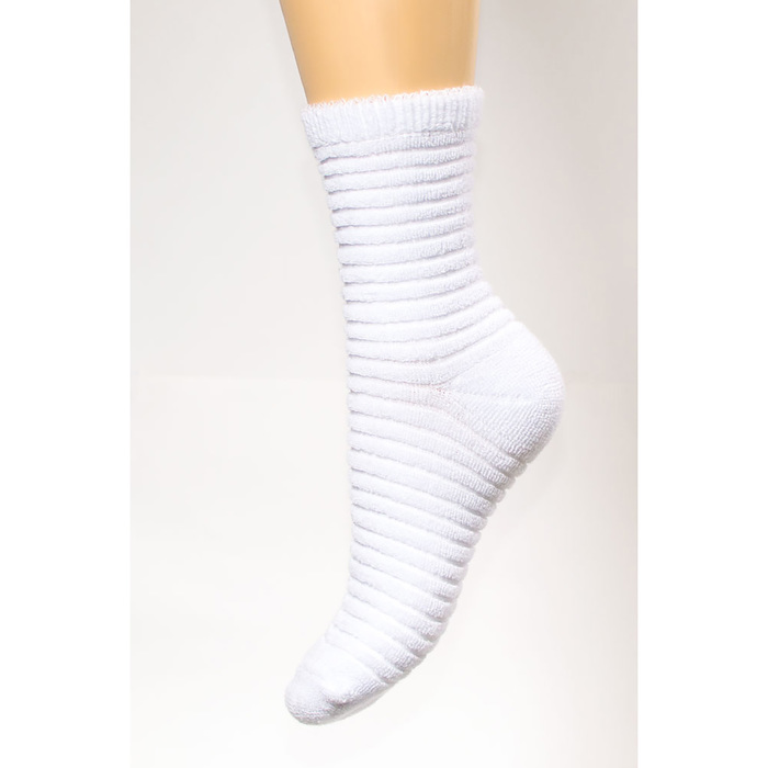 Носки женские махровые, цвет МИКС, размер 23-25