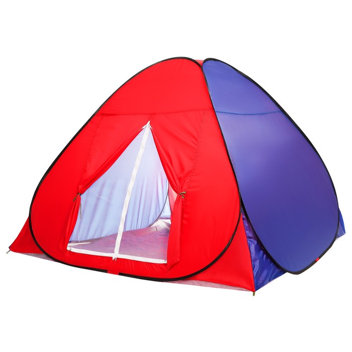 Палатка самораскрывающаяся 200х200х135 см, цвет синий
