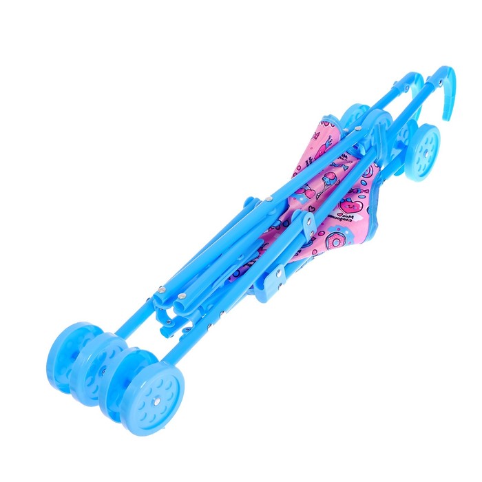 Коляска-трость для кукол «Сладкоежка», пластиковый каркас