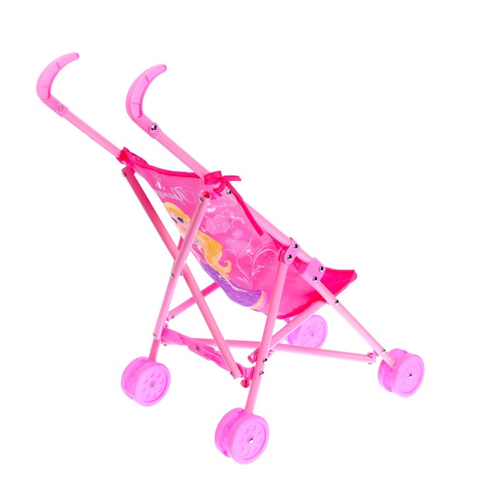 Коляска-трость для кукол «Принцесса», пластиковый каркас