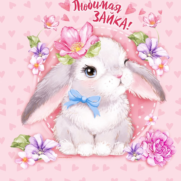 Коляска-трость для кукол «Зайка», пластиковый каркас