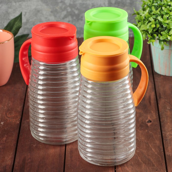 Кувшин 1 л "Горизонт", цвета МИКС