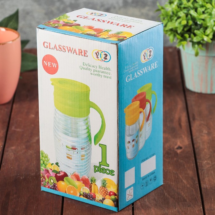 Кувшин 1 л "Горизонт", цвета МИКС