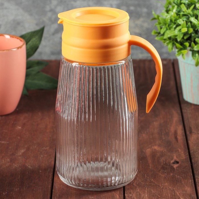 Кувшин 1 л "Параллель", цвета МИКС