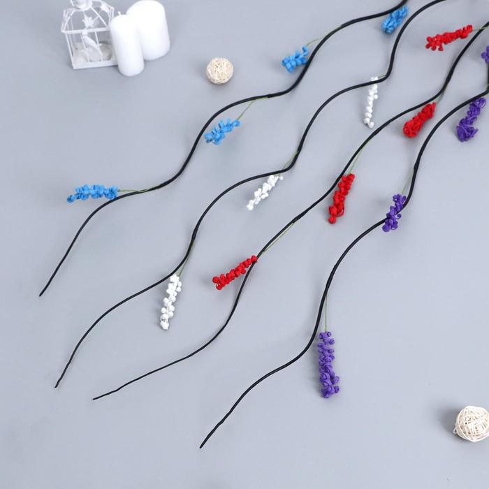 Декор "Розовые завитки" (цена за шт) фасовка 5шт, 150 см