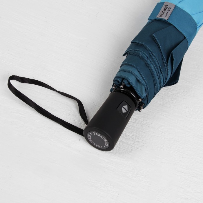 Зонт автоматический "Волны", R=50см, цвет голубой/синий