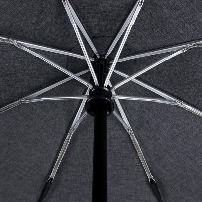 Зонт автоматический "Однотонный", R=52см, влагоотталкивающий, цвет чёрный