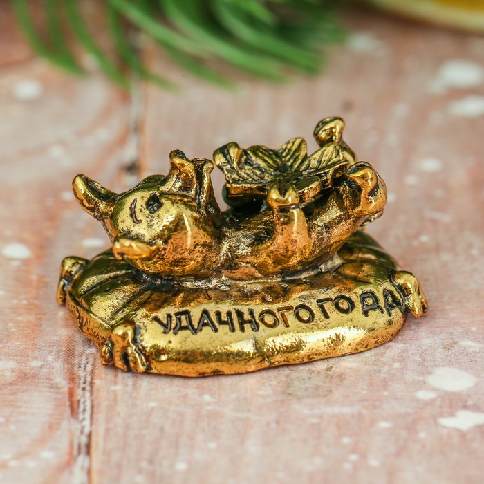 Фигурка новогодняя "Удачного года"