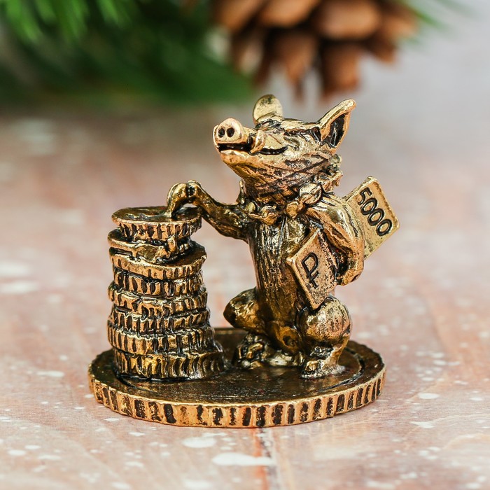 Фигурка новогодняя "Притягатель бабосиков"