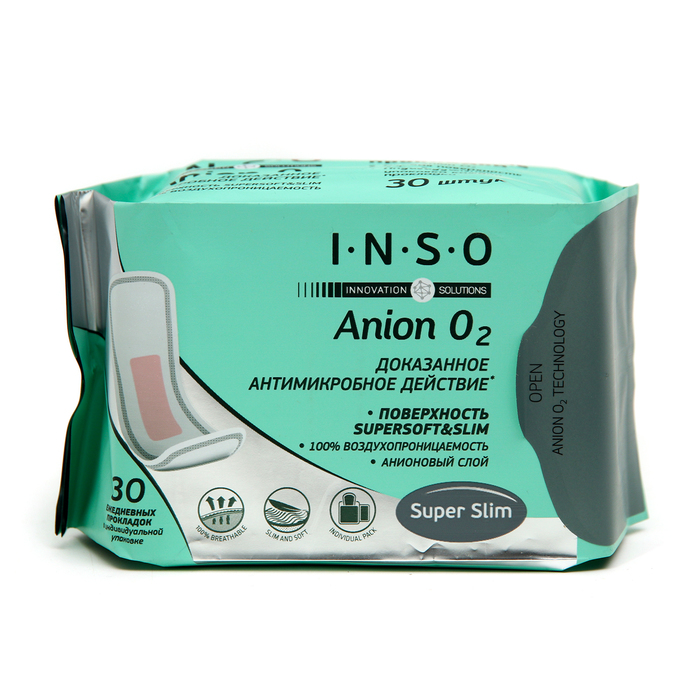 Прокладки ежедневные Inso Anion O2,  30 шт