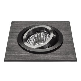 

Светильник встраиваемый Singo 50Вт Gu5.3; GU10, чёрный