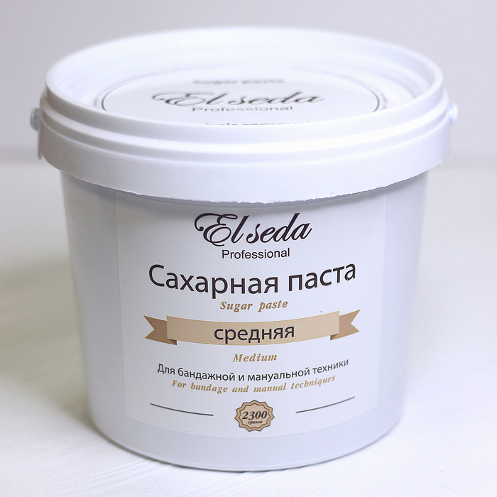 Сахарная паста Elseda professional средняя, 2300 г