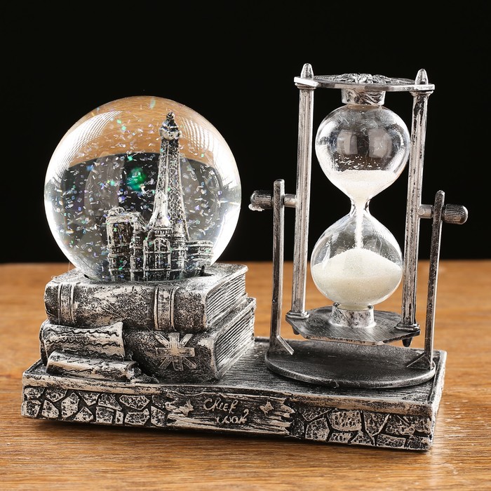 Песочные часы "Эйфелева башня", с подсветкой, 15.5 х 8.5 х 14 см, микс