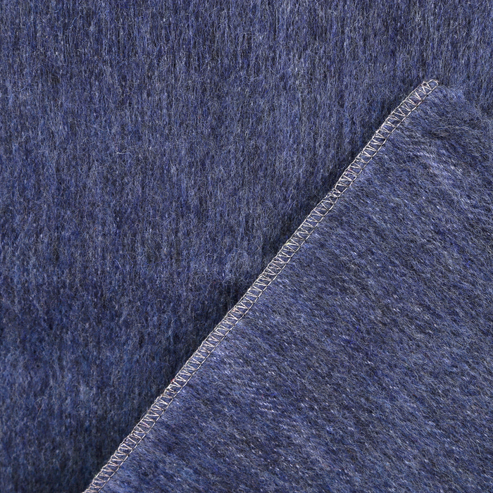 Одеяло полушерстяное, 500 г/м2, 140х205 гладкокрашенное синий, 70% шерсть, 30% лавсан