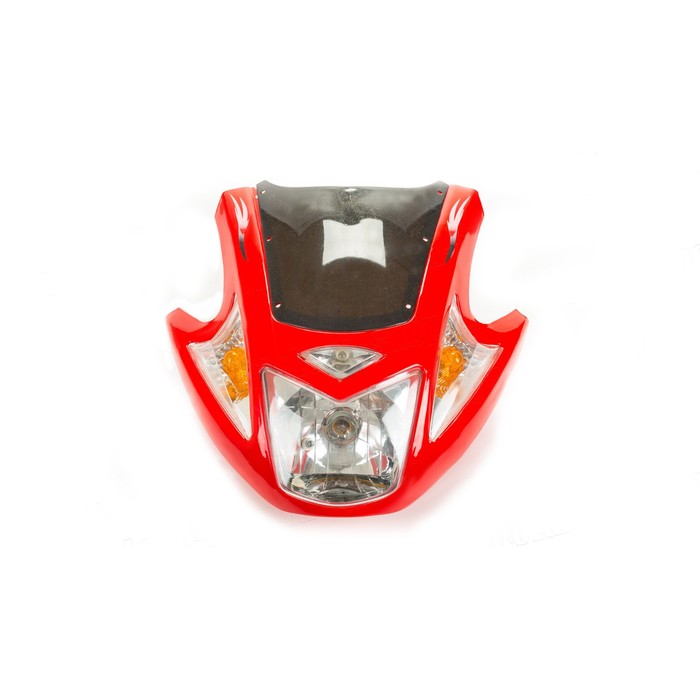 Фара с обтекателем и поворотниками CY-252, красная