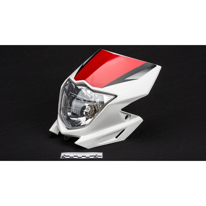 Фара с обтекателем FG-XTZ-001, бело-красная