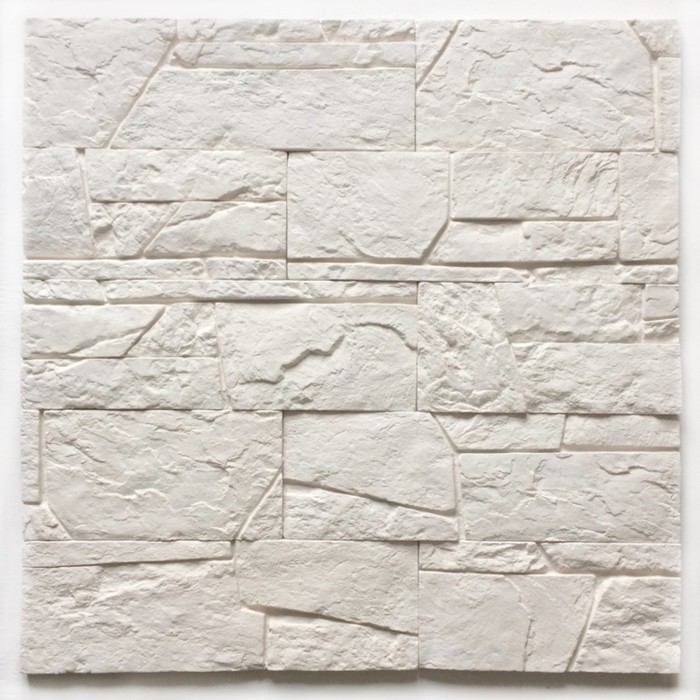 Декоративный камень Доломит (40шт в наборе), белый, 1м2