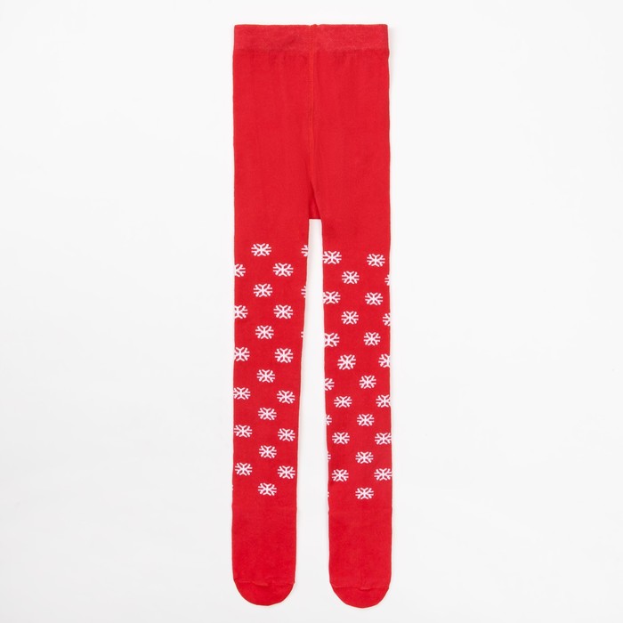 Колготки детские KAFTAN "Снежинки снежинки" 116-122 см, 6-7 лет 80% хл, 17% п/а,3%эл