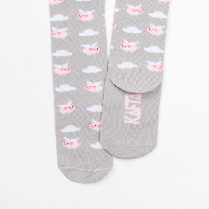 Колготки детские KAFTAN "В облаках" 116-122 см, 6-7 лет 80% хл, 17% п/а,3%эл.