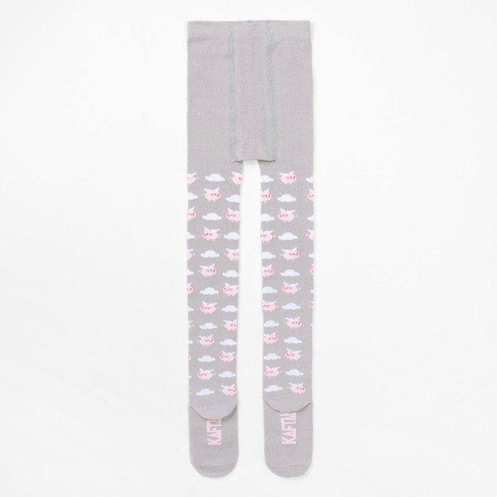 Колготки детские KAFTAN "В облаках" 116-122 см, 6-7 лет 80% хл, 17% п/а,3%эл.